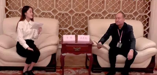 濰坊奧龍鋅業(yè)有限公司董事長王彥龍接受采訪